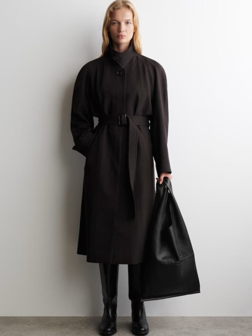 NWT COS Slouchy Leather Tote